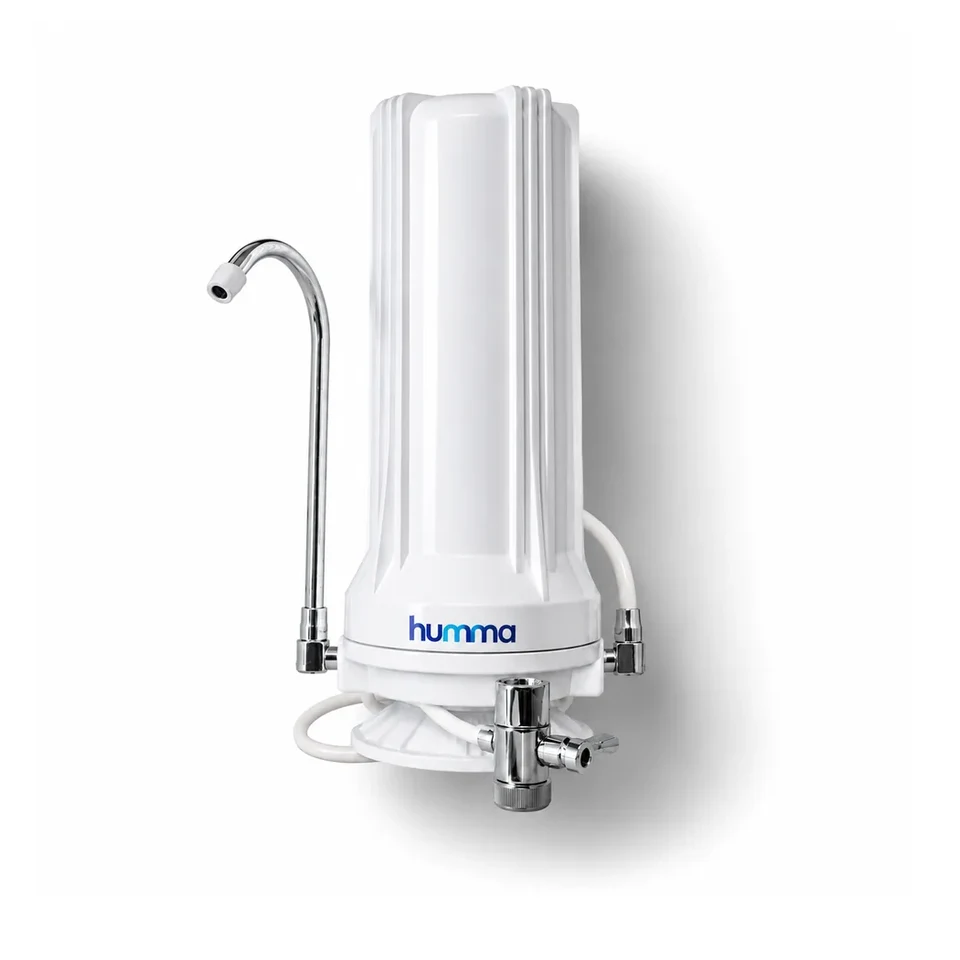 Purificador de agua Humma Infinit sobre mesada